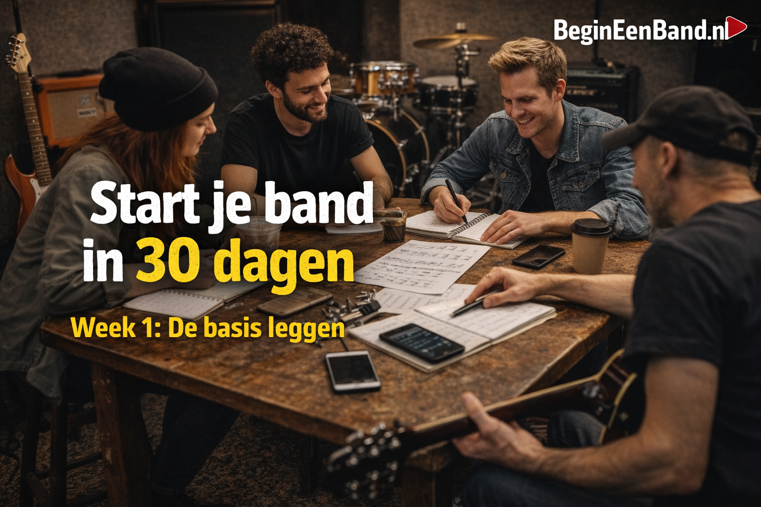 Start je band in 30 dagen – Week 1: De basis leggen