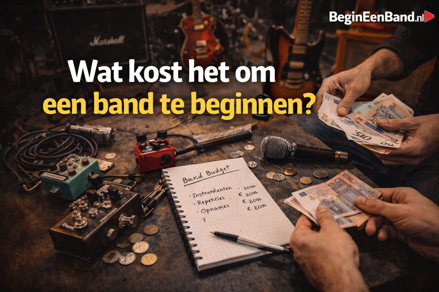 Wat kost het om een band te beginnen?
