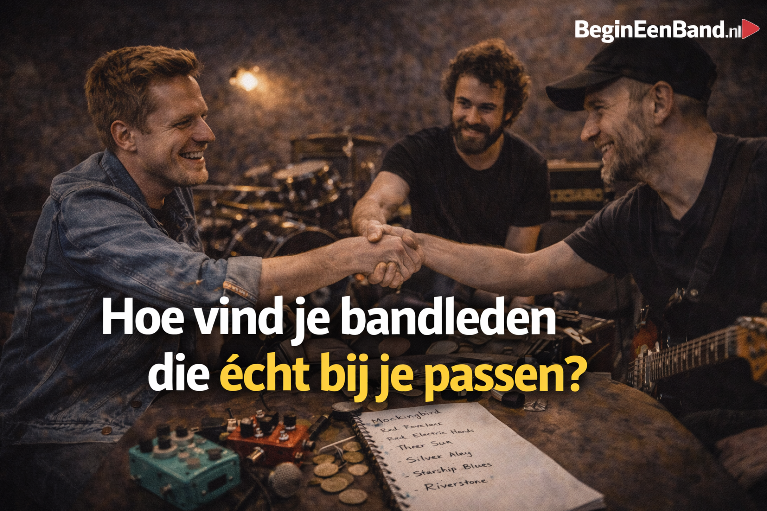 Hoe vind je bandleden die écht bij je passen?