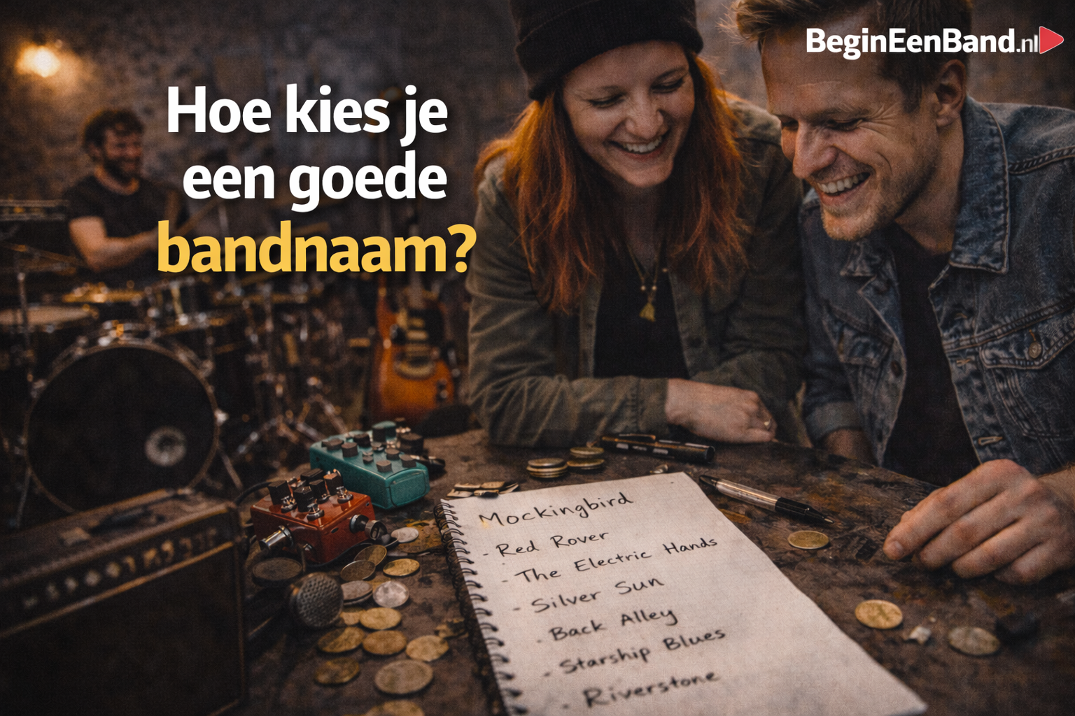 Hoe kies je een goede bandnaam?